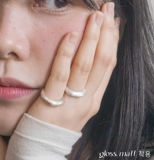 SLIM WAVE RING (SILVER)