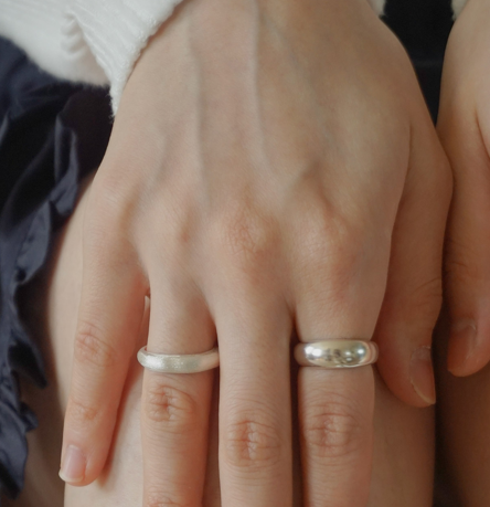 SLIM WAVE RING (SILVER)