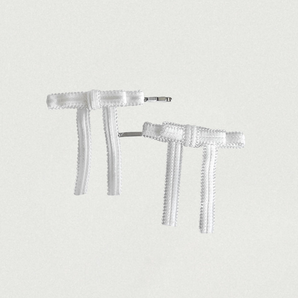 LACE RIBBON HAIRPIN SET