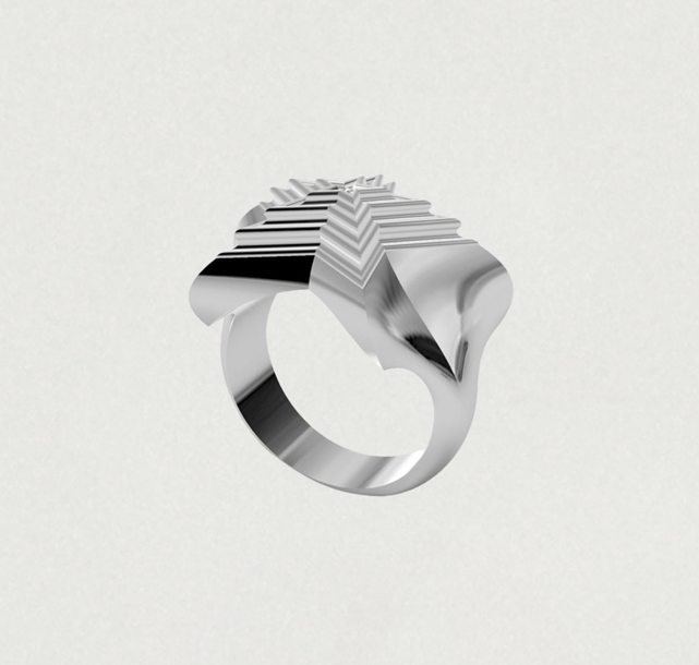 CREAM CAKE STAR RING