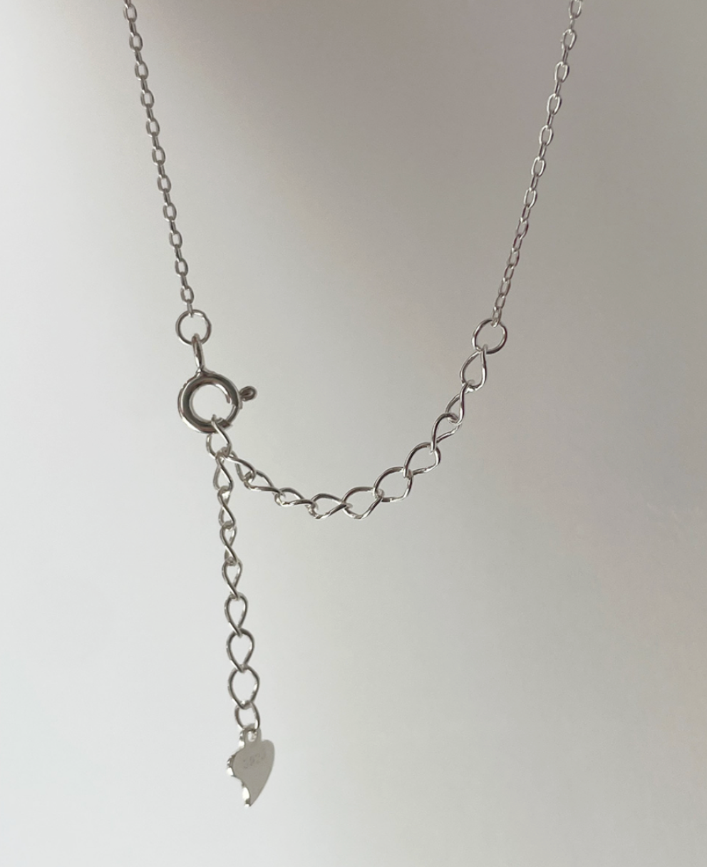 Rondel Heart Necklace