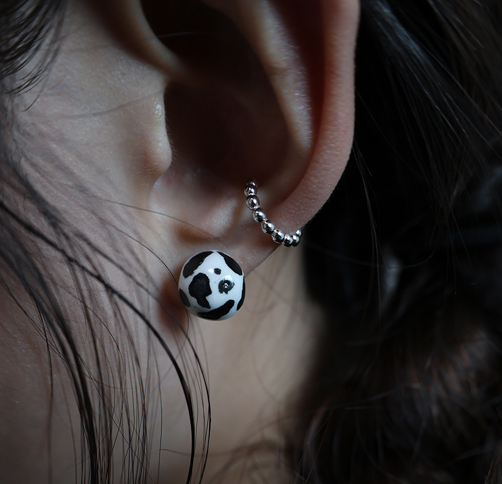 Dalmatian Earrings