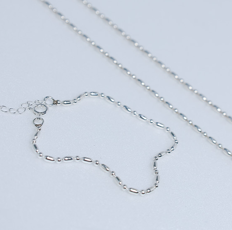 ライスボールチェーンブレスレット