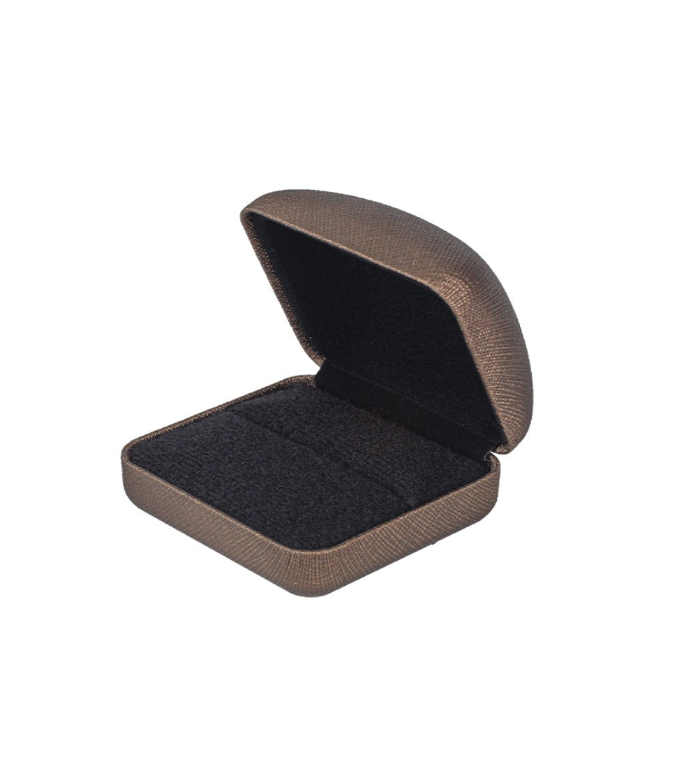 シャインドーム クラシックリングケース（ミッドナイトブラック/ロイヤルブラウン）/Shine Dome Classic Ring Case (Midnight Black/Royal Brown)