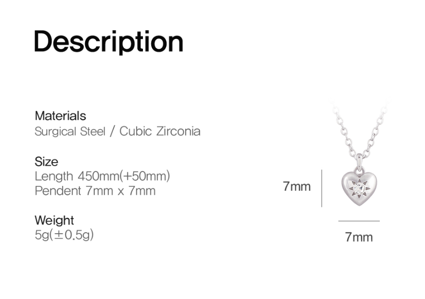 Baby Heart Necklace