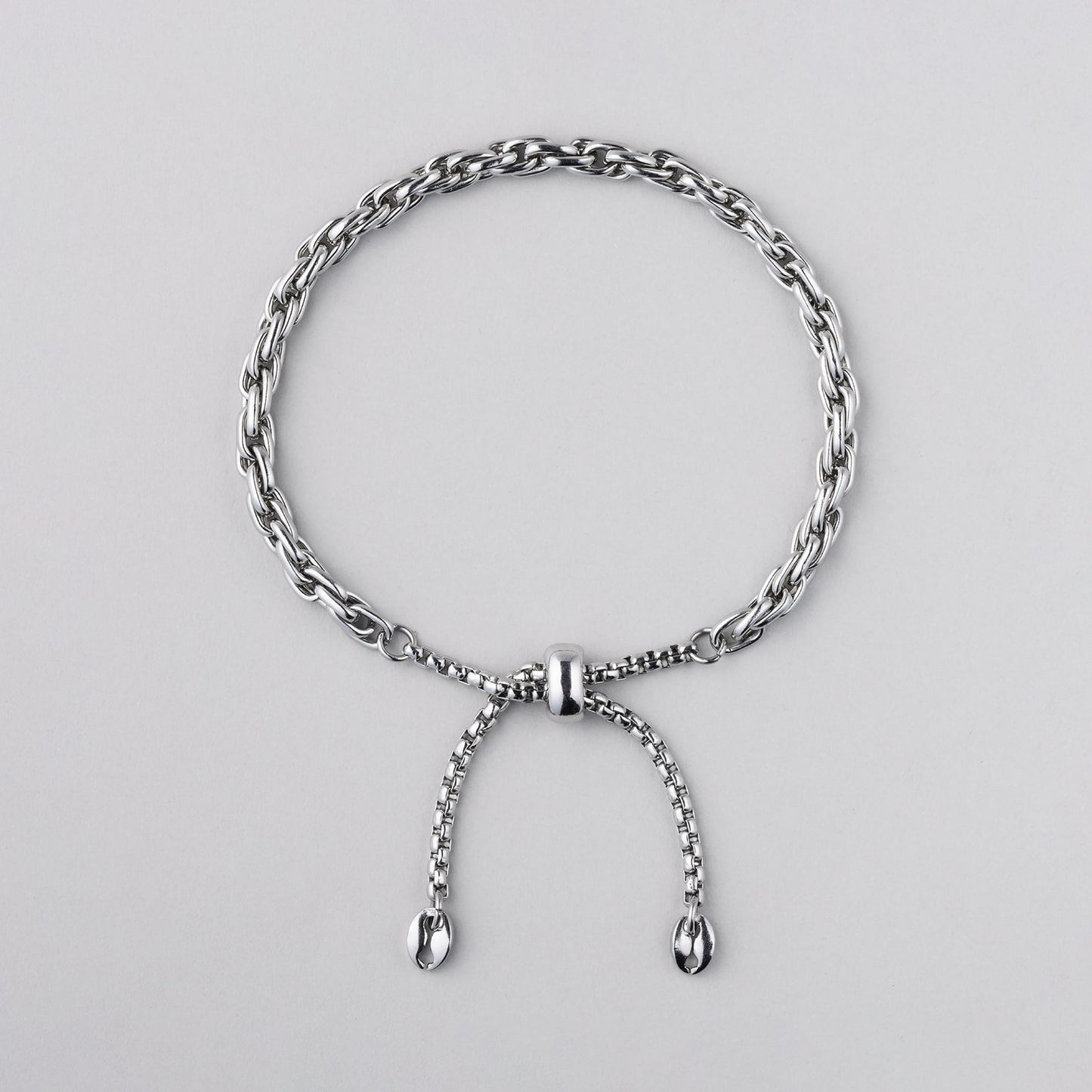 【カン・ダニエル'S PICK】サージカル ロープ チェーン スライドボール ブレスレット / SURGICAL STEEL ROPE CHAIN SLIDE BALL BRACELET