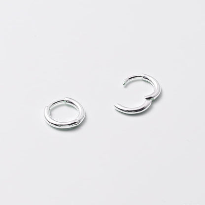 シルバー ベーシック ワンタッチ リング ピアス / SILVER BASIC ONE TOUCH RING EARRINGS