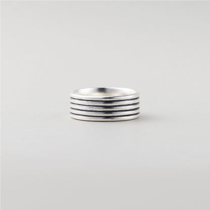 シルバー ライン テクスチャ リング / SILVER LINE TEXTURE RING