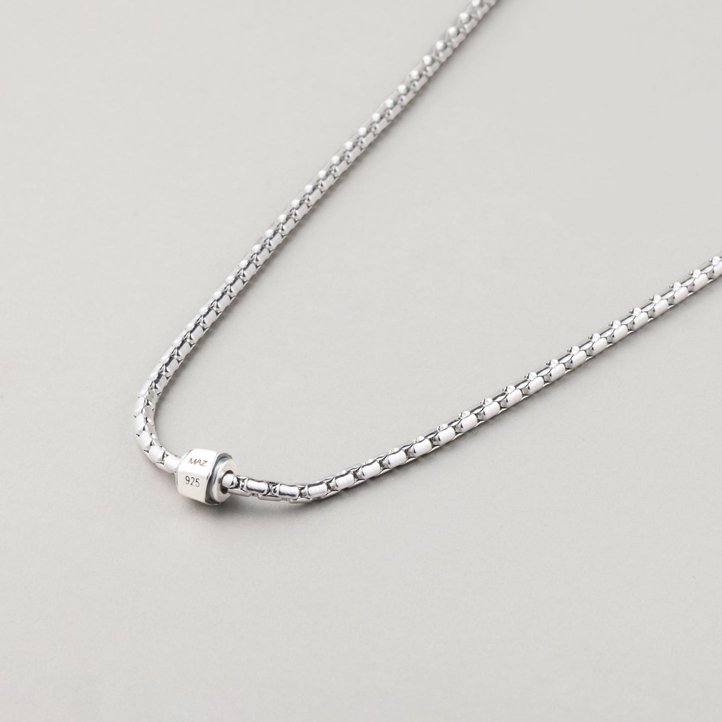 シルバー ヘキサゴン ナット チェーン ネックレス / SILVER HEXAGON NUT CHAIN NECKLACE