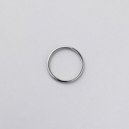 サージカル ラウンド ベーシック リング / SURGICAL STEEL ROUND BASIC RING