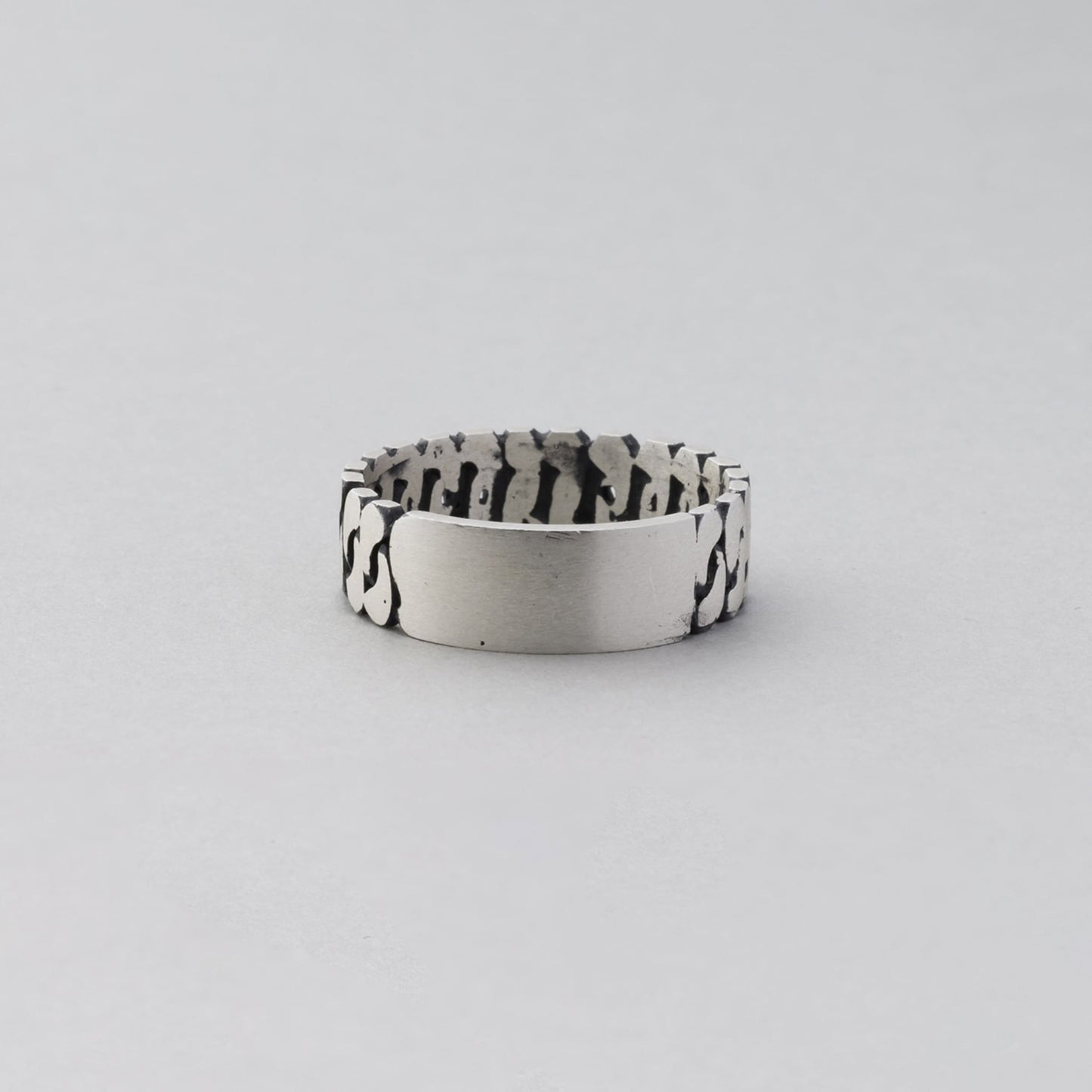 シルバー フラット チェーン リング / SILVER FLAT CHAIN RING