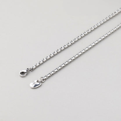 シルバー ヘキサゴン ナット チェーン ネックレス / SILVER HEXAGON NUT CHAIN NECKLACE