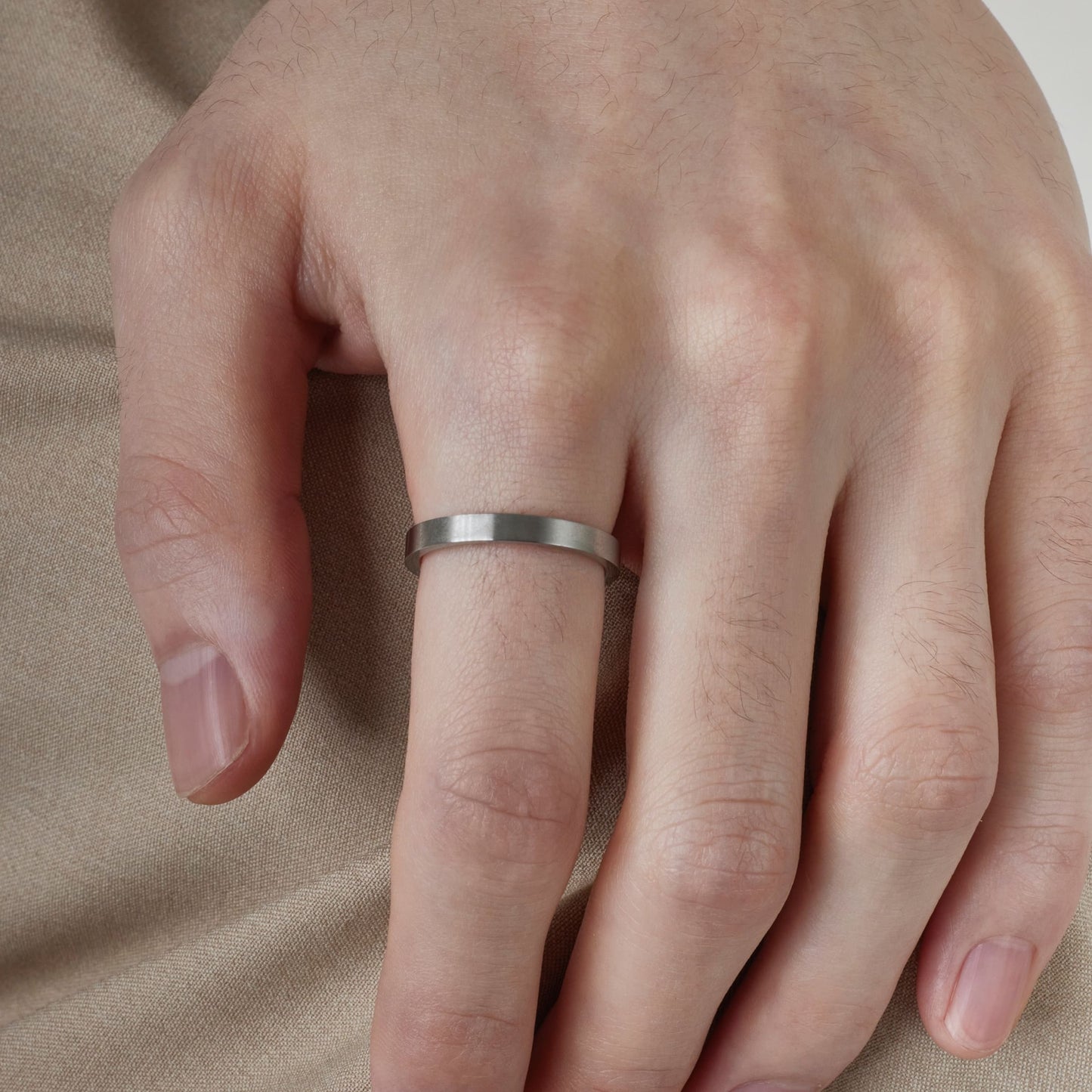 サージカル マット ベーシック リング / SURGICAL STEEL MATTE BASIC RING