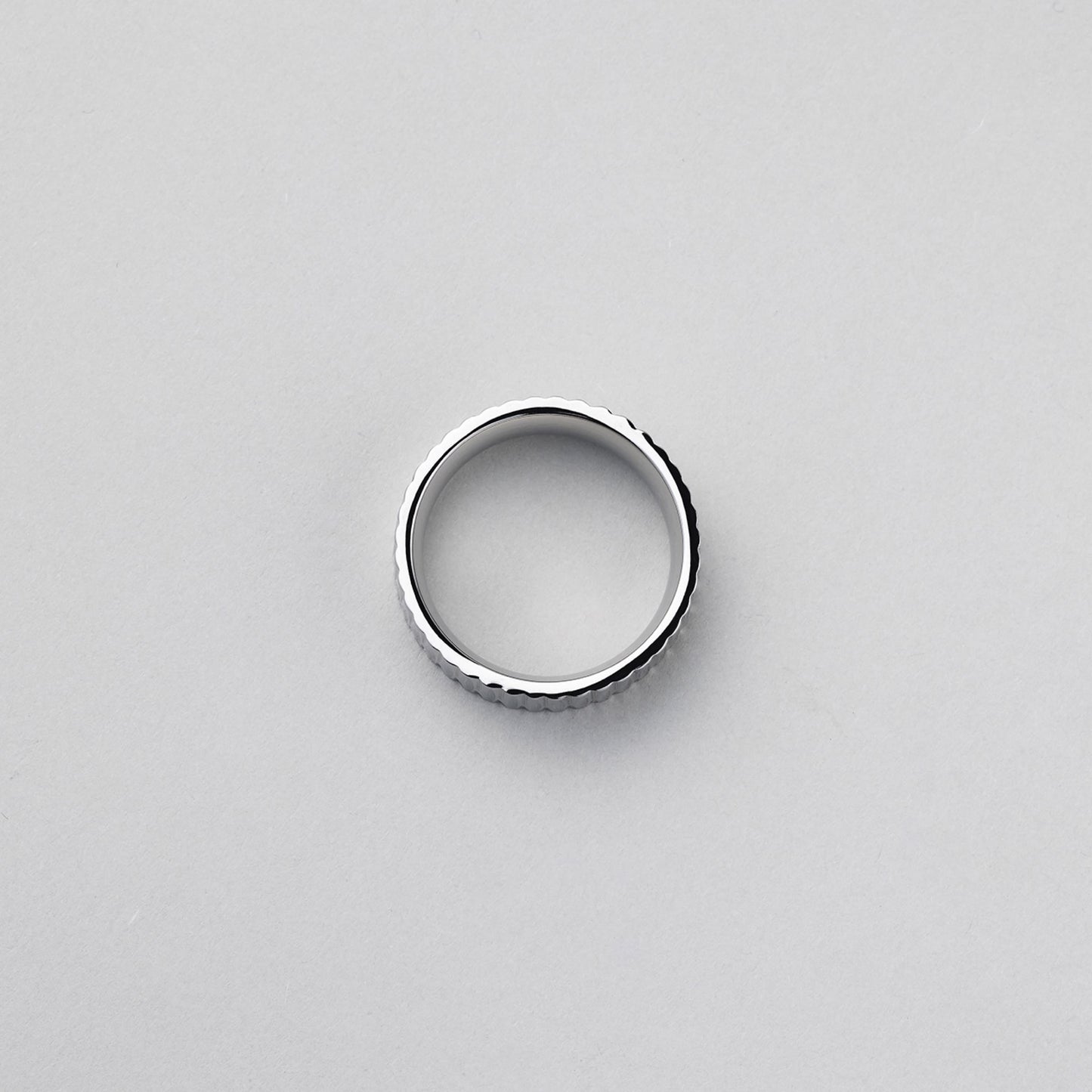 サージカル スクエア テクスチャー リング / SURGICAL STEEL SQUARE TEXTURE RING