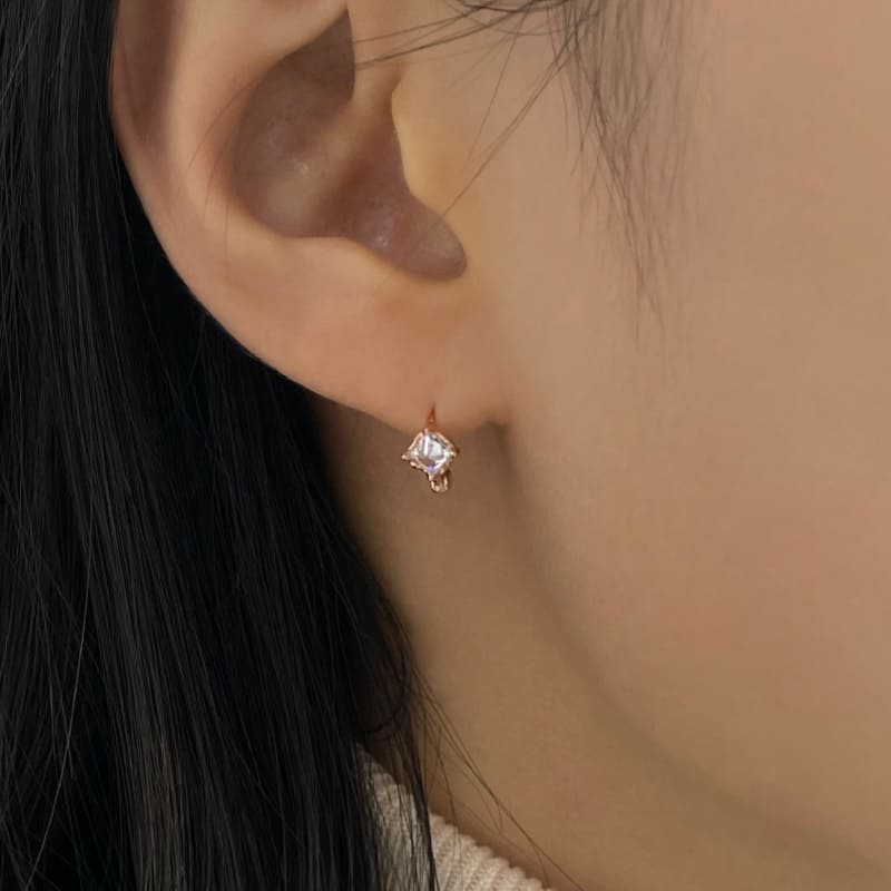 シルバー デイリー ワンタッチ ピアス 4種 / Silver Daily One-Touch Earrings (4 Types)