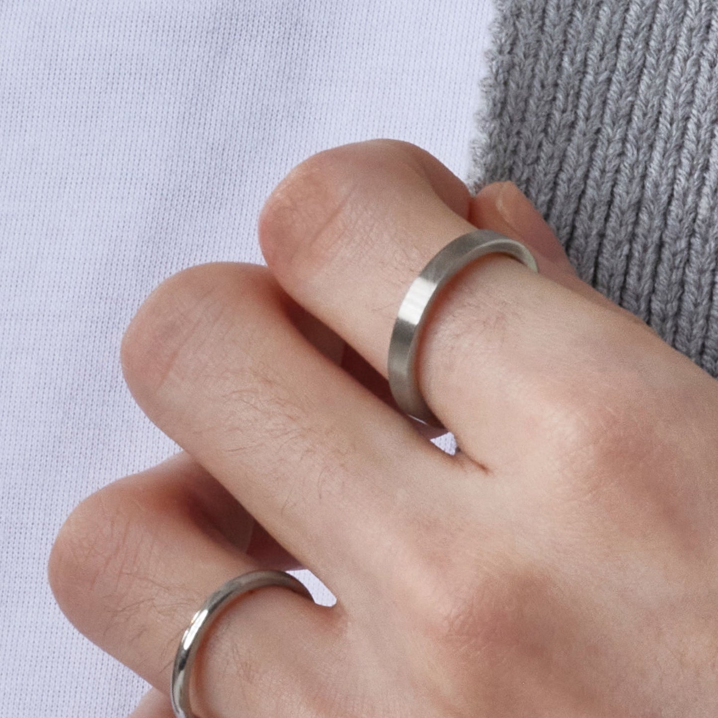 サージカル マット ベーシック リング / SURGICAL STEEL MATTE BASIC RING