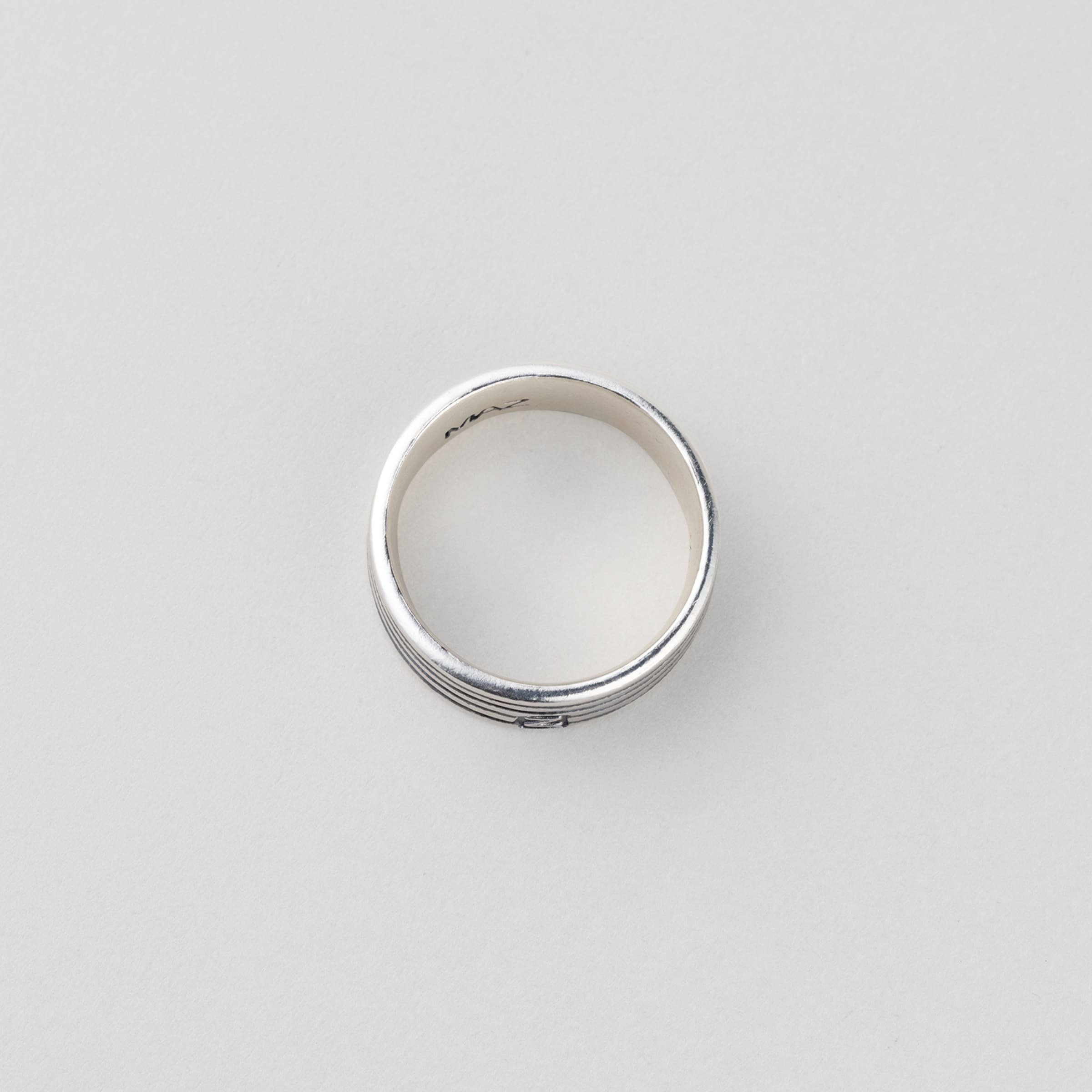 シルバー ライン テクスチャ リング / SILVER LINE TEXTURE RING