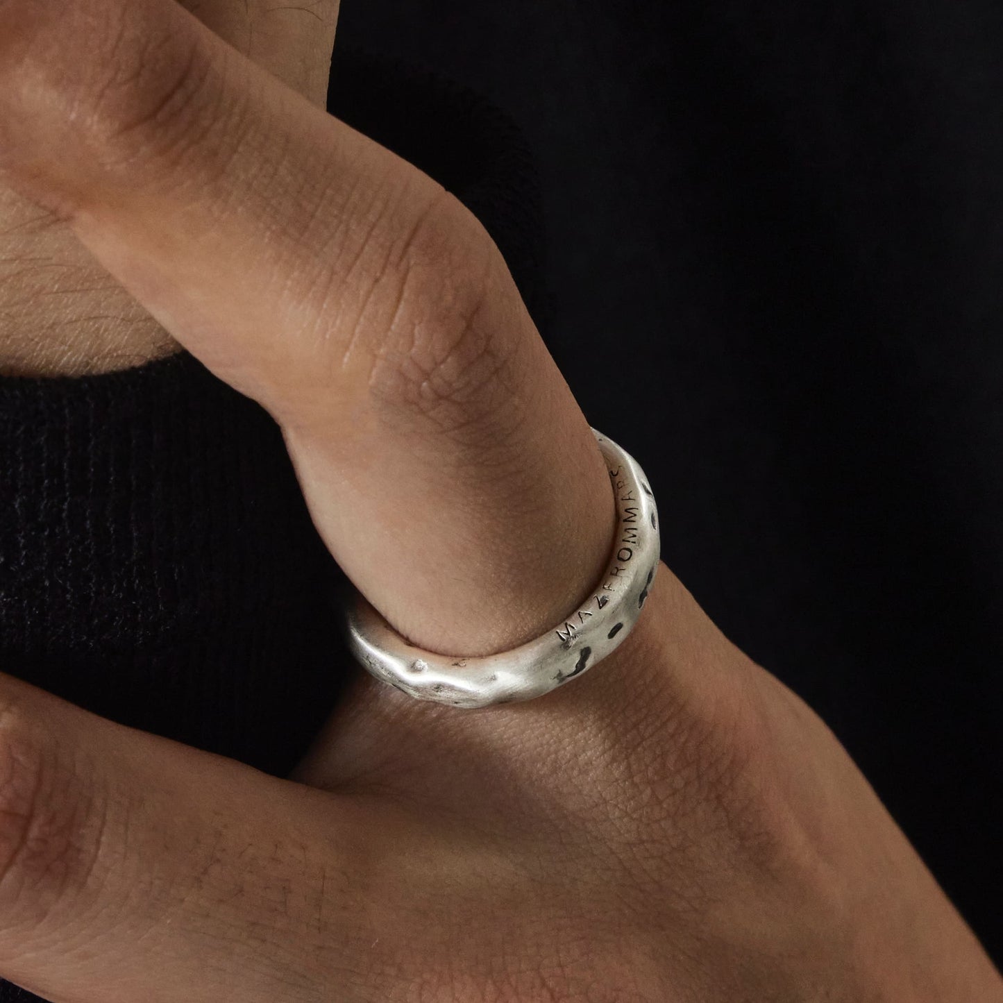 シルバー ラフ テクスチャー リング / SILVER ROUGH TEXTURE RING