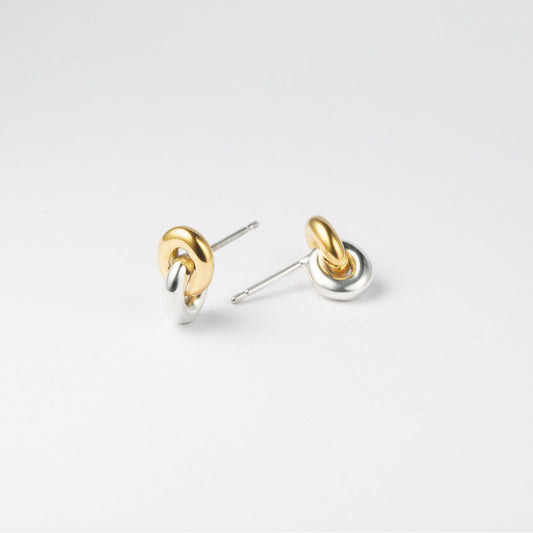 シルバー コンビ リンク ピアス / Silver Combi Link Earrings