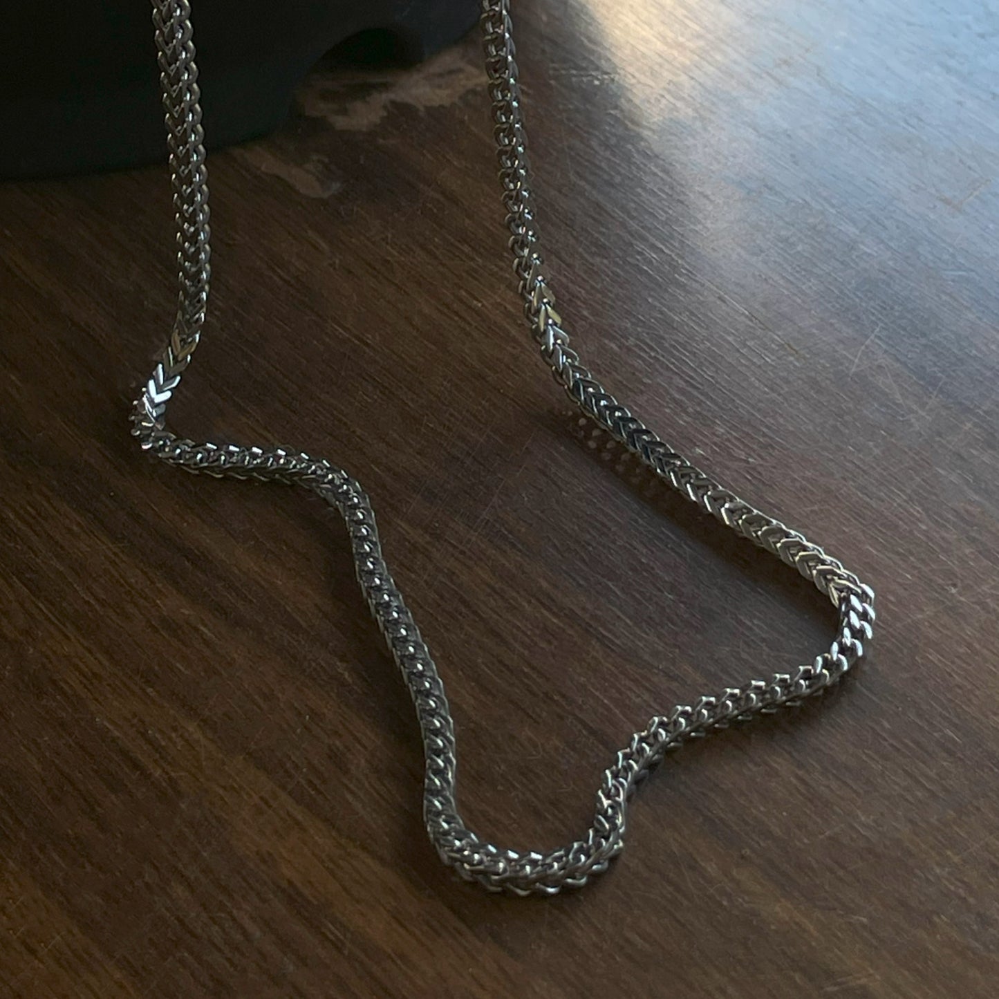 サージカル ベーシック ボックス チェーン ネックレス / SURGICAL STEEL BASIC BOX CHAIN NECKLACE