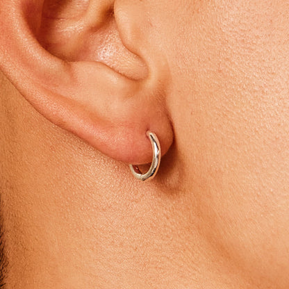 シルバー ベーシック ワンタッチ リング ピアス / SILVER BASIC ONE TOUCH RING EARRINGS