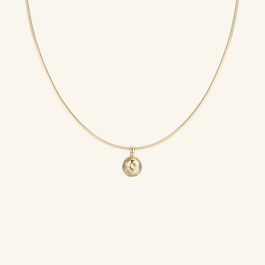 K14 ナチュラル ボール チェーン ネックレス / 14K Natural Ball Chain Necklace