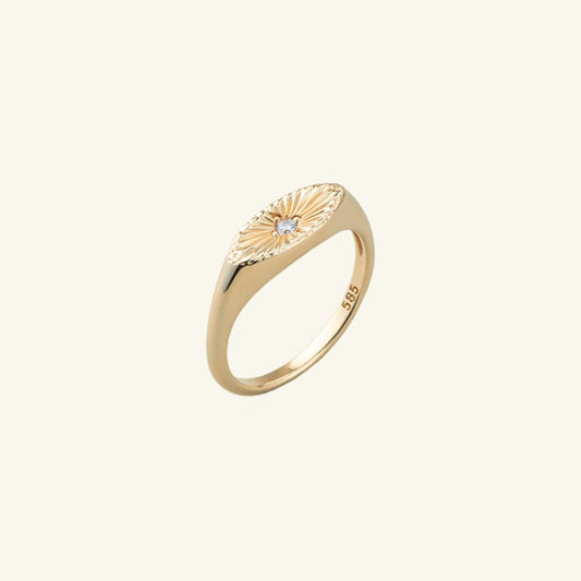 K14 ナチュラル シャイン リング / 14K Natural Shine Ring