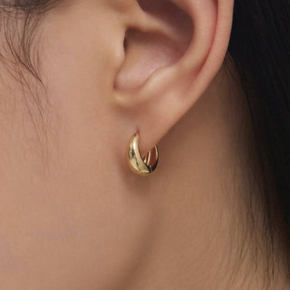 K14 ボリューム ワンタッチ ピアス / 14K Volume One Touch Earrings