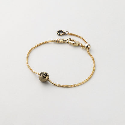 HAPPY PLACE アンティーク スライド ボール ブレスレット / HAPPY PLACE ANTIQUE SLIDE BALL BRACELET