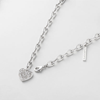 HAPPY PLACE フラット ハート ネックレス / HAPPY PLACE PLAT HEART NECKLACE