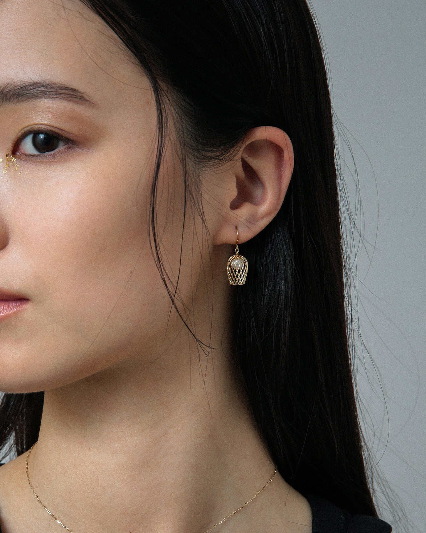 K10 ランタン パール ピアス / 10K lantern pearl pierced earring | アモンズ – amondz