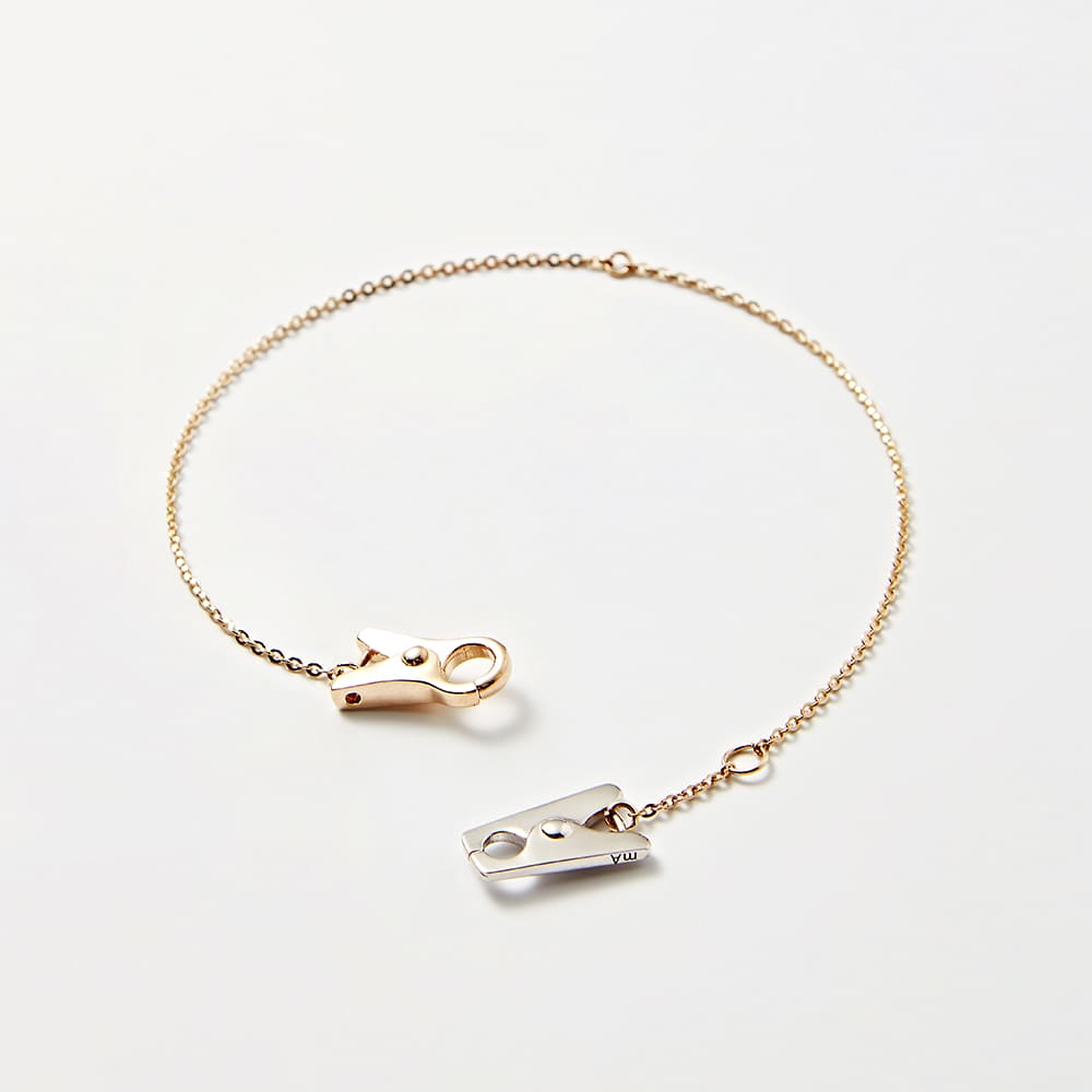 K14 TONGS スモール インティメイト ブレスレット / 14K TONGS SMALL INTIMATE BRACELET