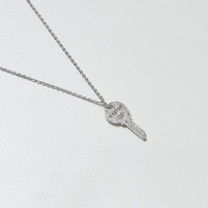 MASTER ラウンド シークレット キー シルバー ネックレス / MASTER ROUND SECRET KEY SILVER NECKLACE