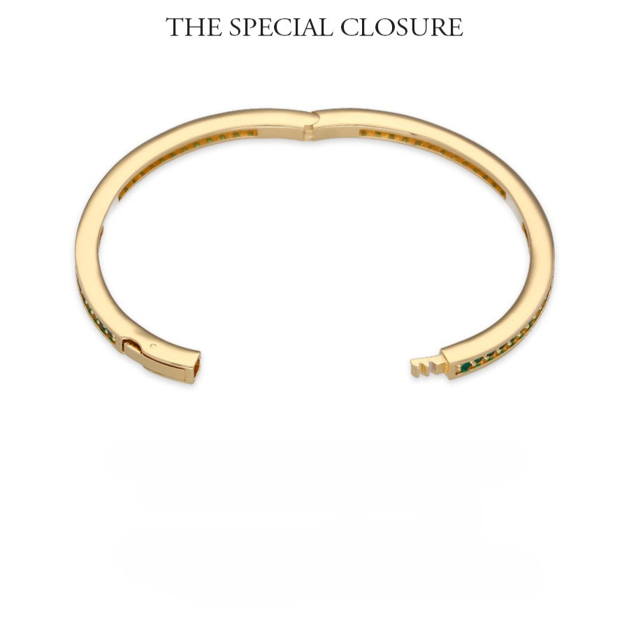 ナチュラルダイヤモンド スリムエングレーブドバングル ホワイトゴールド