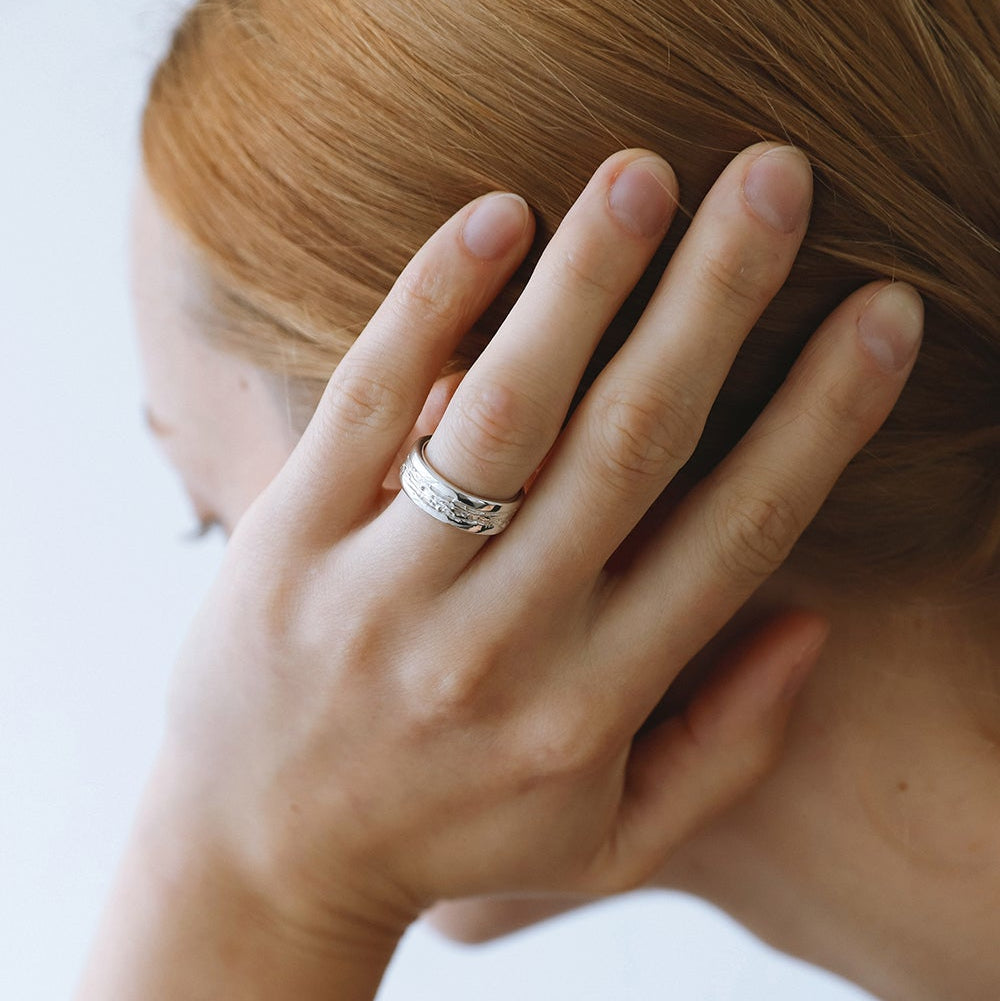 Ocean Texture シルバーリング