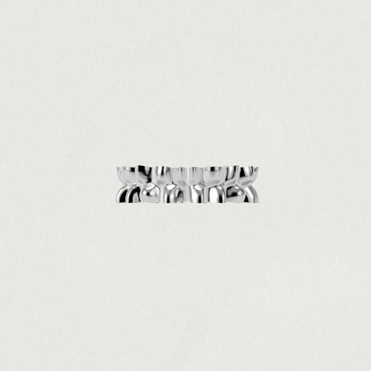 SATIN FRILL RUFFLE RING