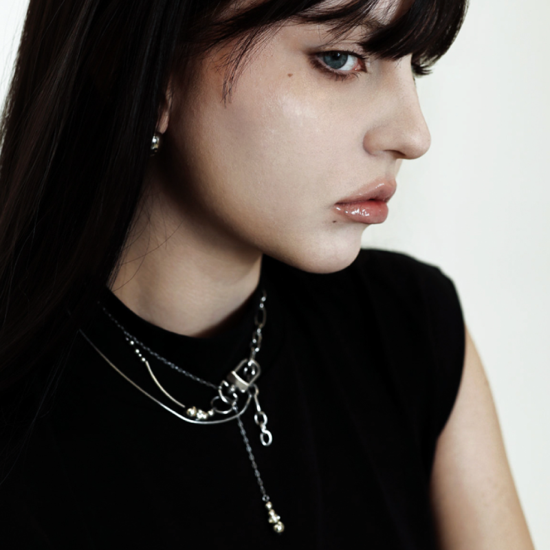 Three Chain Adjustment Necklace