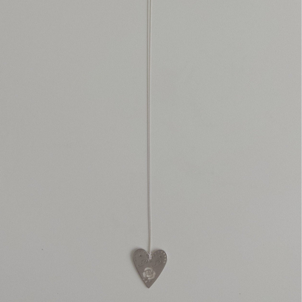 Garden Rose Heart Pendant Necklace
