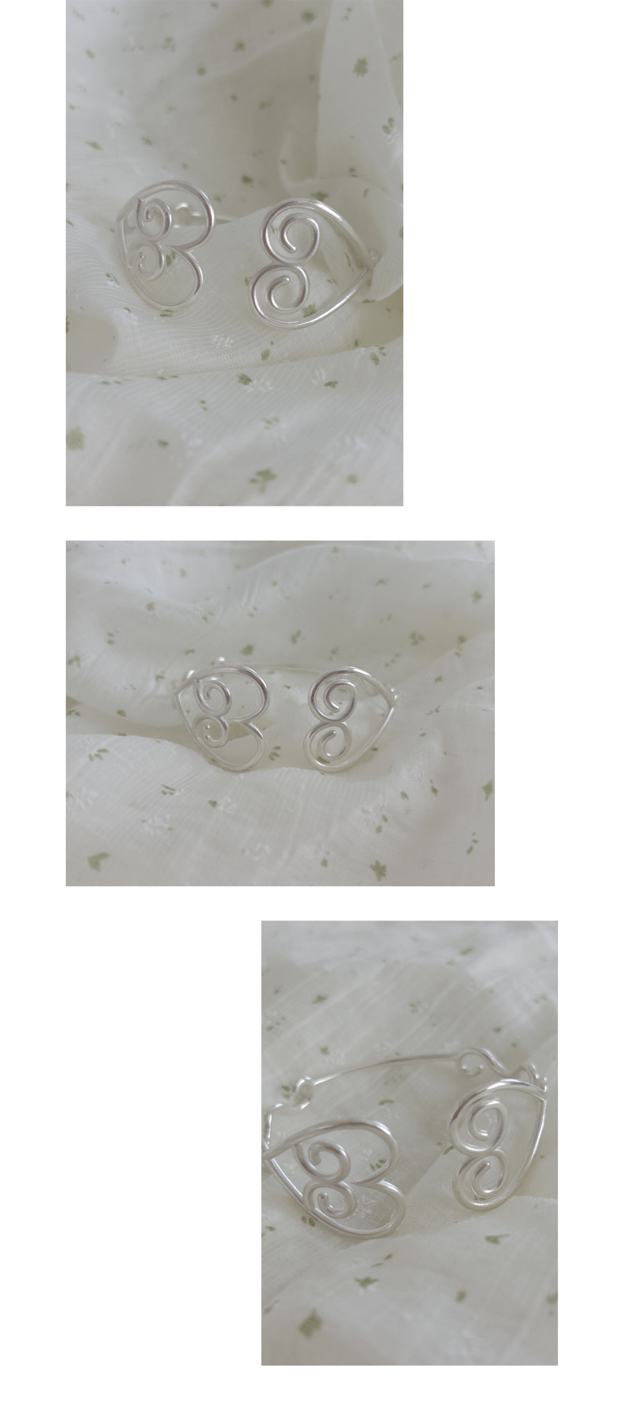 Balcony Heart Rolling Bangle Bracelet