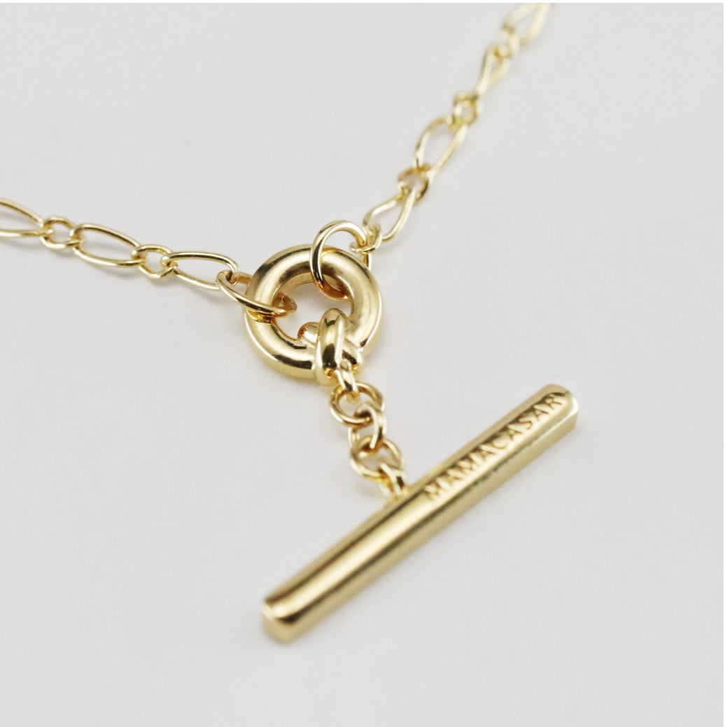 AVIROD ダブルネス クロスバー シルバー ネックレス / AVIROD DOUBLENESS CROSSBAR SILVER NECKLACE