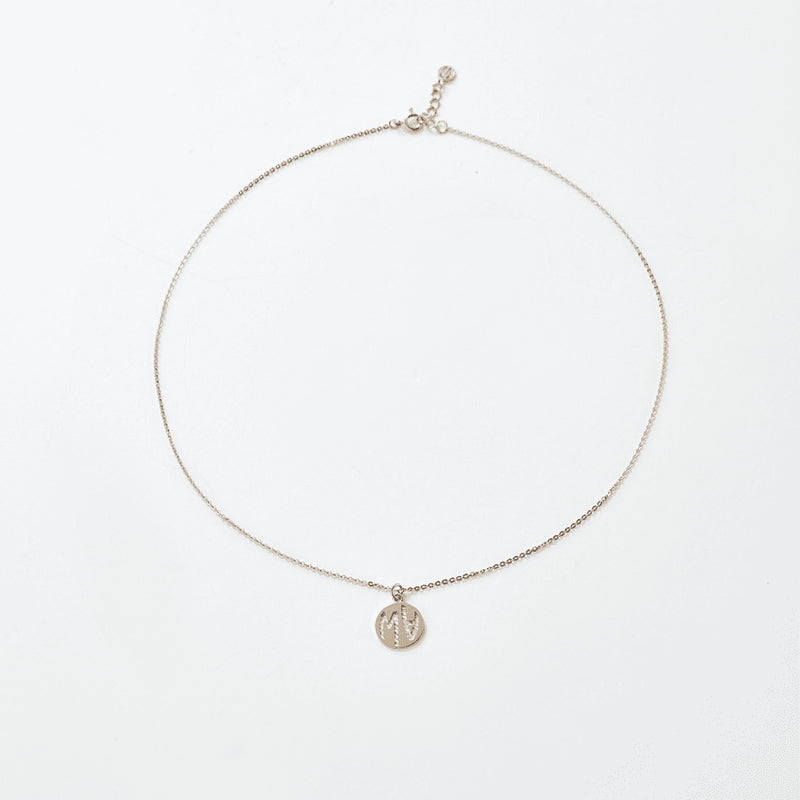 K14 RE-CO'DE V2 スモール コイン ネックレス / 14K RE-CO'DE V2 SMALL COIN NECKLACE