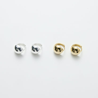 シルバー ボール ワンタッチ ピアス / Silver Ball One-Touch Earrings