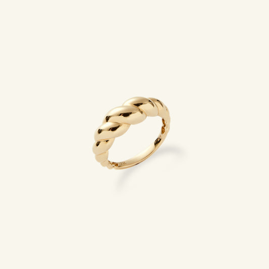 K14 クロワッサン ボリューム リング / 14K Croissant Volume Ring