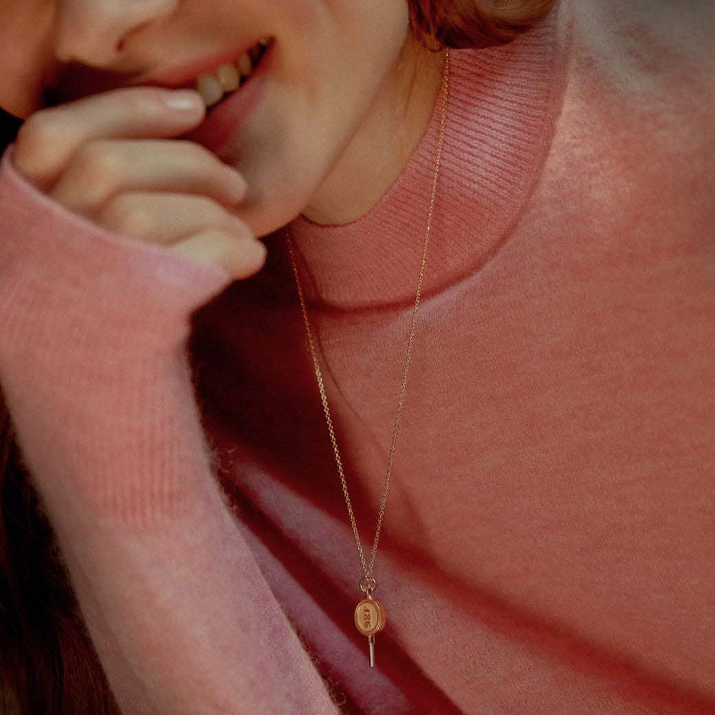 MASTER スピン ゴールデン キー ブルー ルーム シルバー ネックレス / MASTER SPIN GOLDEN KEY BLUE ROOM SILVER NECKLACE