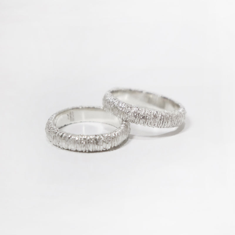 ステム テクスチャー リング / stem-textured ring