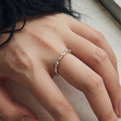 ROMANCE クロス スモール シルバー リング / ROMANCE CROSS SMALL SILVER RING