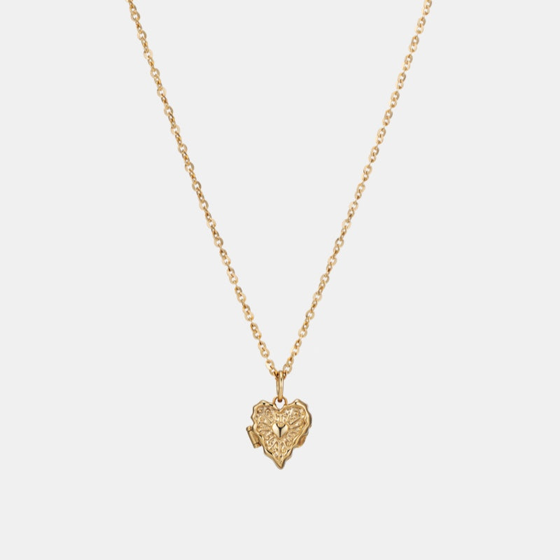 ROMANCE ヴィンテージ ハート ロケット ネックレス / ROMANCE VINTAGE HEART LOCKET NECKLACE | アモンズ