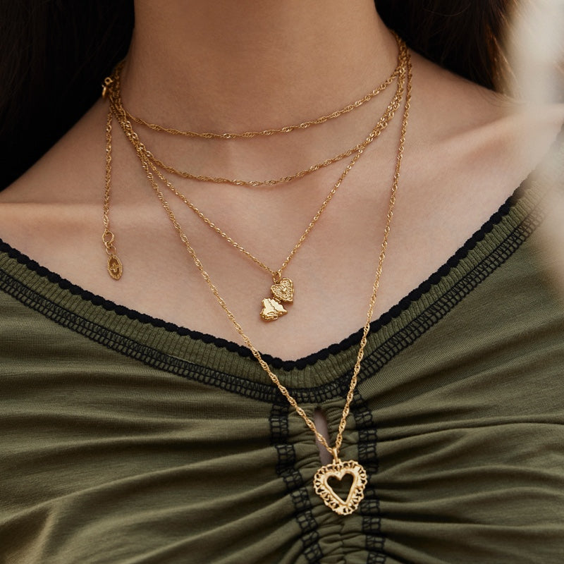 ROMANCE ヴィンテージ ハート ロケット ネックレス / ROMANCE VINTAGE HEART LOCKET NECKLACE