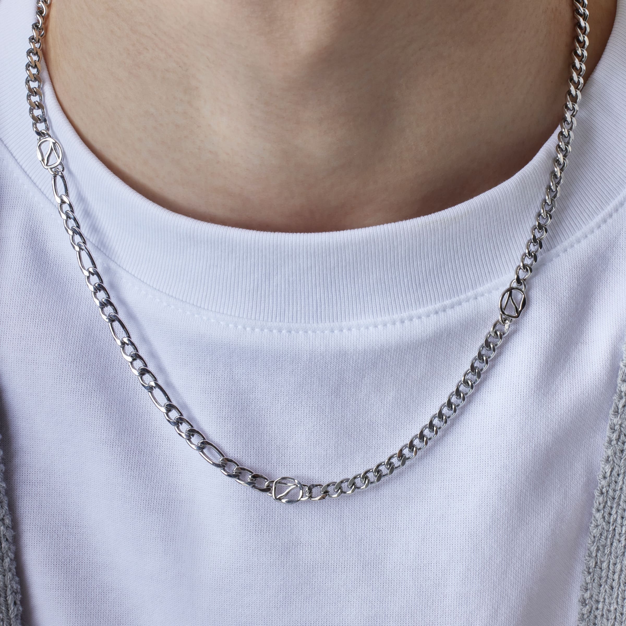 Zミックス チェーン ネックレス / Z MIX CHAIN NECKLACE