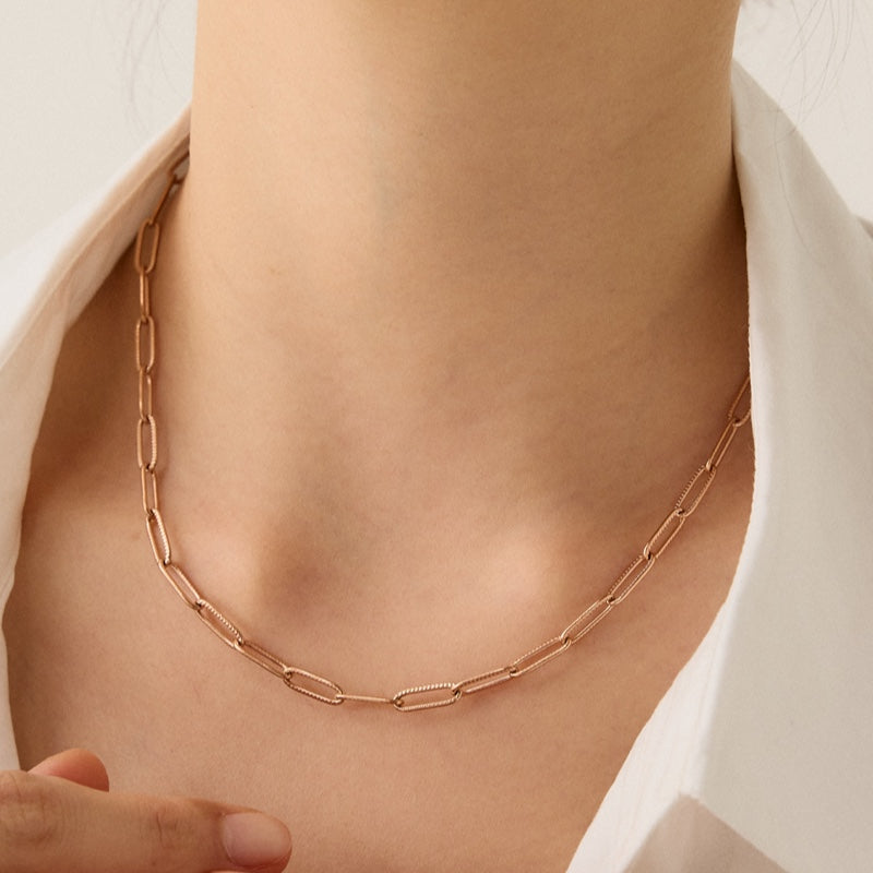 サージカル カッティング チェーン ネックレス / SURGICAL CUTTING CHAIN NECKLACE